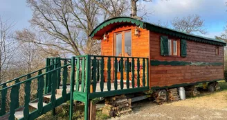 Gîte la Roulotte de la carrière à Toulon sur Allier dans l'Allier en Auvergne