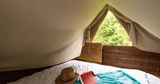 Camping le Pont des Fées - Baugé-en-Anjou - hébergement insolite tente bivouac