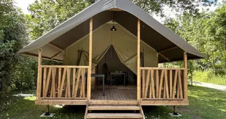 Camping La Vallée des Vignes - Lodge Mini-Wood - Lodge Mini Wood 2 chambres_19 Camping La Vallée des Vignes - Lodge Mini-Wood - Lodge Mini Wood 2 chambres_19