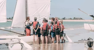 Cours de catamarans et de planche à voile ado/adultes/famille par Ile de Ré Voile à Loix