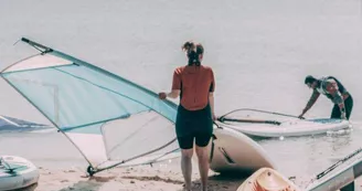 Cours de catamarans et de planche à voile ado/adultes/famille par Ile de Ré Voile à Loix