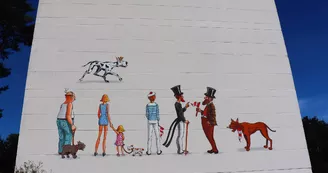 Mur peint "Le Défilé" Mur peint "Le Défilé"