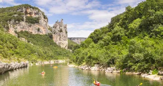 Canoë - Kayak de Châmes à St Martin d'Ardèche - 24 km / 1 jour avec La Vernède
