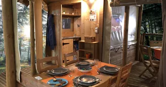 Cabane de l'écureuil - Camping Hello Soleil Cabane de l'écureuil - Camping Hello Soleil