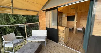 Tente Lodge - Camping La Ferme de Simondon Tente Lodge - Camping La Ferme de Simondon