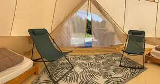 Tente tipi - Camping La Ferme de Simondon