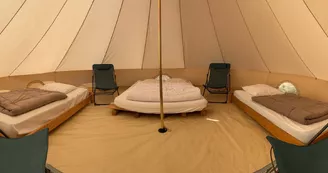 Tente tipi - Camping La Ferme de Simondon