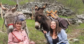 Randonnée avec ânes à la journée