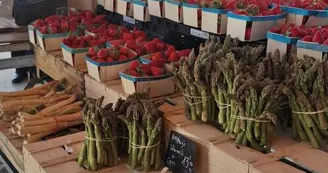 Tous les dimanches c'est jour de marché sous la Halle Tous les dimanches c'est jour de marché sous la Halle