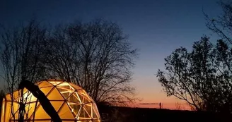 NUIT INSOLITE DANS LE DÔME AUX OISEAUX