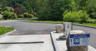 Aire de service pour camping-cars du Domaine du Haut des Bluches