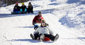 Luge en famille à l'Espace Somport