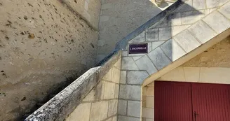 l'escalier menant à l'appartement l'Encorbelle Douzillac l'escalier menant à l'appartement l'Encorbelle Douzillac