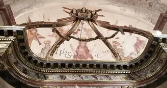 Eglise de Larbey - Peinture de la voûte