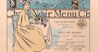 Menu du cabaret du Chat Noir Menu du cabaret du Chat Noir