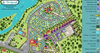 Plan Camping Le Périgord 2024 - 1 Plan Camping Le Périgord 2024 - 1