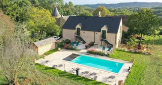 Les Charmes de Vaurizeaud piscine chauffée Sarlat_1