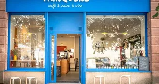 Devanture Trinquons "Café & Cave à Vin"