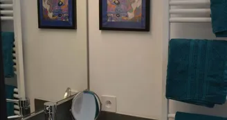 Chambre d'hôtes Le petit Couvent -Salle de bains L'Isle en Dodon