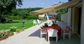 terrasse et jardin