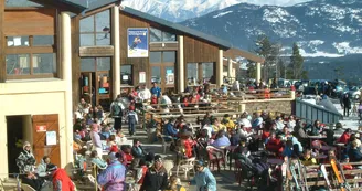 Terrasse panoramique station de ski Formiguères