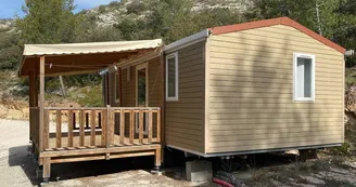 Mobil-home camping de Puyloubier