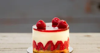 Pâtisserie fruits rougesportion individuelle