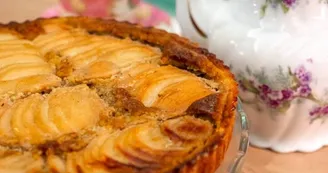 Tarte aux poires-amandes