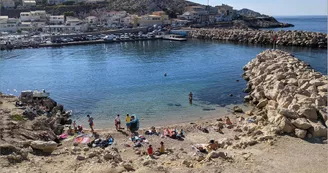 Plage du port des Goudes Marseille
