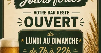 Bar l'agriculture - Affiche horaires - Entrains sur Nohain Bar l'agriculture - Affiche horaires - Entrains sur Nohain