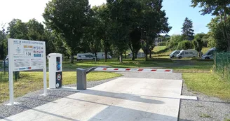 Entrée aire de camping-car