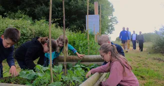 Sortie du nouveau Sentier sur les carrés potagers