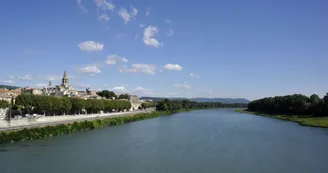 Le Rhône à Bourg-Saint-Andéol