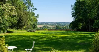 Logis-de-Martigné-Château vue sur le parc