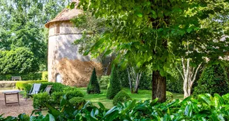 Château-de-Villaines-tour -jardin Château-de-Villaines-tour -jardin