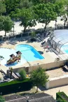 Aire camping-car au camping les Coudoulets