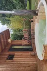 Cabane avec bain nordique